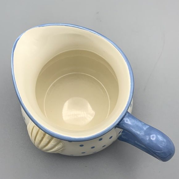 Gorham Lenox She Sells Seashells Blue Creamer Merry Go Round Syrup Server Clam - Picture 5 of 6